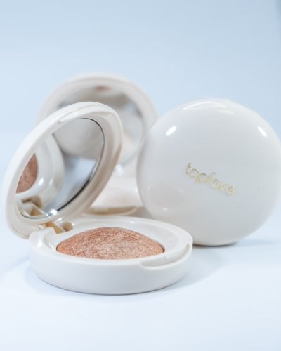 Topface PROHD Natural Glow Baked Highlighter - Rozświetlacz Wypalany z Efektem Naturalnego Blasku